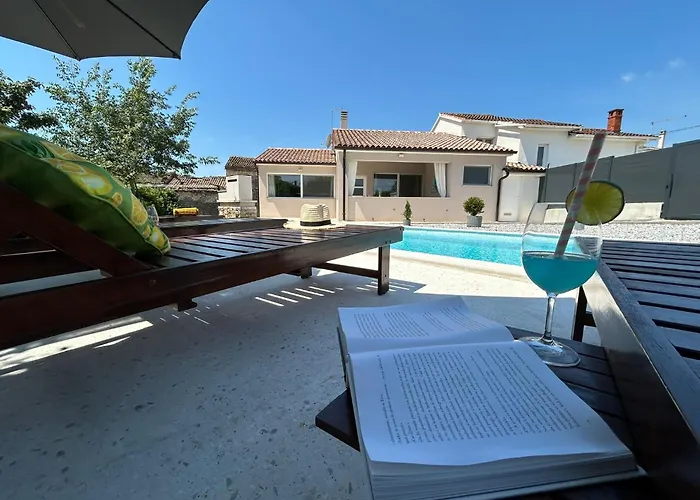 House Diva With A Pool 펜션 Svetvinčenat